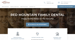 Desktop Screenshot of myredmountainfamilydental.com